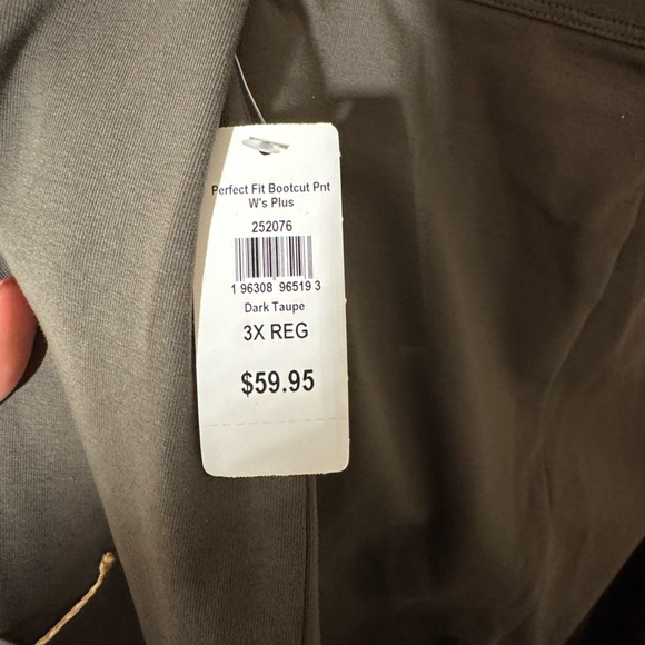 L.L Bean - Women's Perfect Fit Pants, Bootcut - Plus Size - Picture 5 of 11